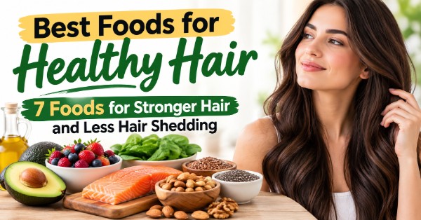 Best Foods for Healthy Hair 7 Foods for Stronger Hair and Less Hair Shedding