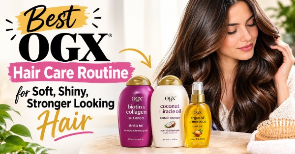 Best OGX Hair Care Routine for Soft, Shiny, Stronger Looking Hair