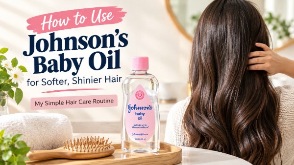 How to Use Johnson’s Baby Oil for Softer, Shinier Hair: My Simple Hair Care Routine