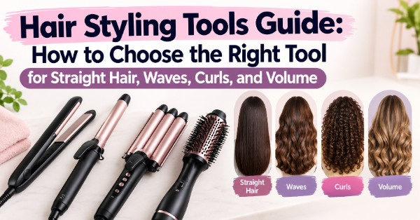 Hair Styling Tools Guide How to Choose the Right Tool for Straight Hair, Waves, Curls, and Volume