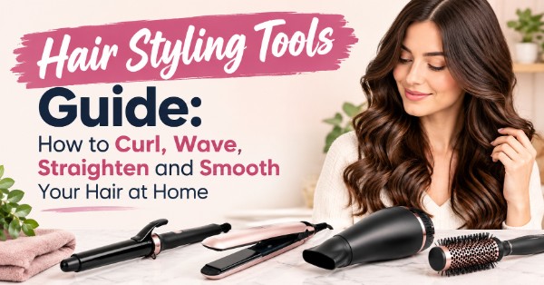 Hair Styling Tools Guide How to Curl, Wave, Straighten and Smooth Your Hair at Home